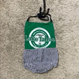 Hive Vibes up cycled lake Tahoe romper